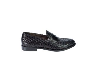 MOCASSINI SLIP-ON DA UOMO IN PELLE INTRE