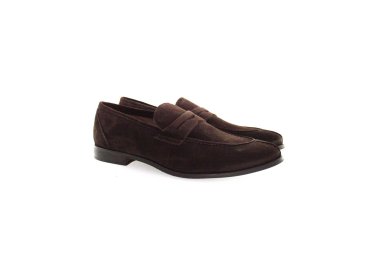 MOCASSINI SLIP-ON DA UOMO IN PELLE SCAMO