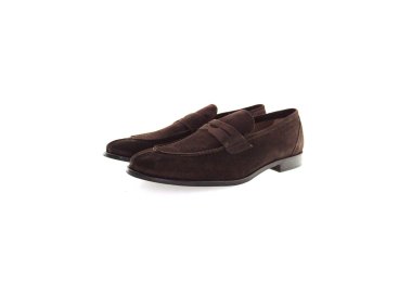 MOCASSINI SLIP-ON DA UOMO IN PELLE SCAMO