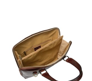 BORSA CARTELLE UNISEX IN PELLE DI VITELL