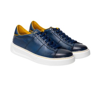 SNEAKERS DA UOMO IN PELLE DI CERVO CON I