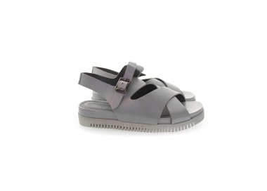 SANDALI DA DONNA IN PELLE COLORE GRIGIO