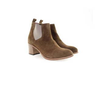 HANDAMEDE WOMEN'S SUEDE ANKLE BOOTS