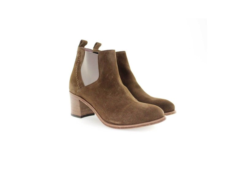 HANDAMEDE WOMEN'S SUEDE ANKLE BOOTS