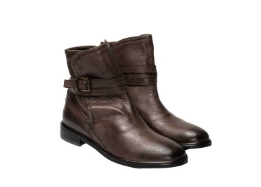 Handmade woman`s ankle bootss in genuine leather