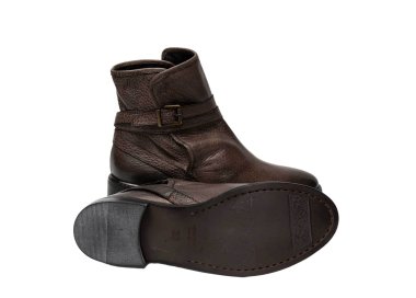 Handmade woman`s ankle bootss in genuine leather