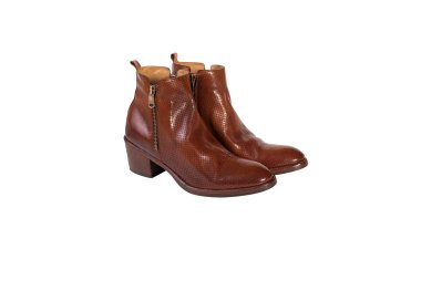 Handmade woman`s ankle boots in genuine leather 100% Italian