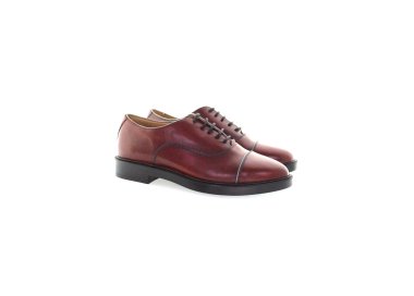 Handmade woman`s lace-up shoes in genuine leather 100% Italian