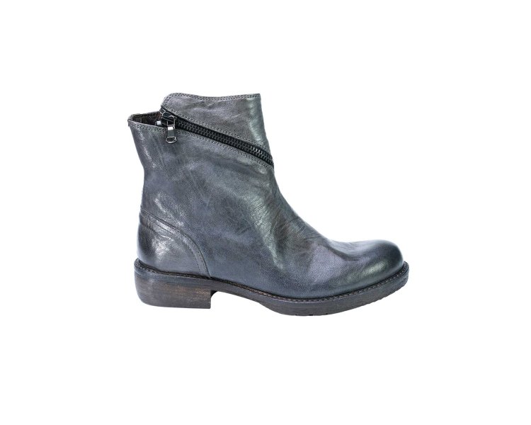 Handmade women's ankle boots in genuine  leather