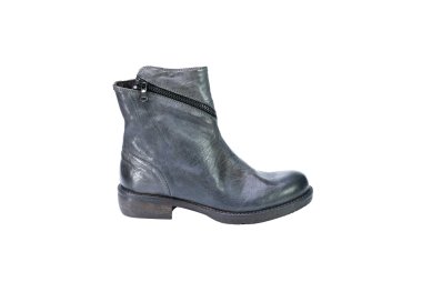 Handmade women's ankle boots in genuine  leather