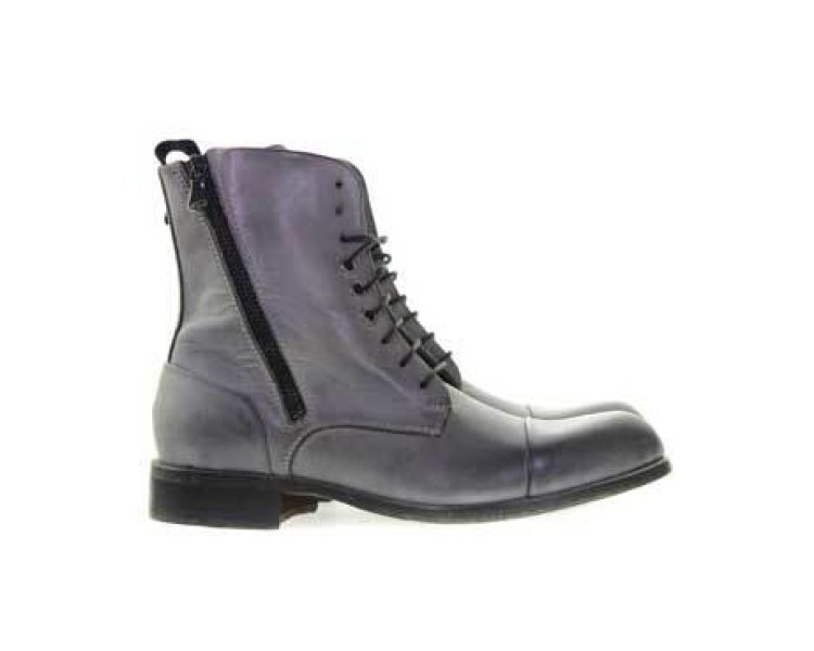 Handmade women's ankle boots in genuine  leather