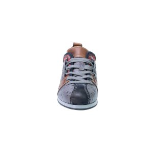 Handmade men`s sneakers iin genuine leather 100% Italian