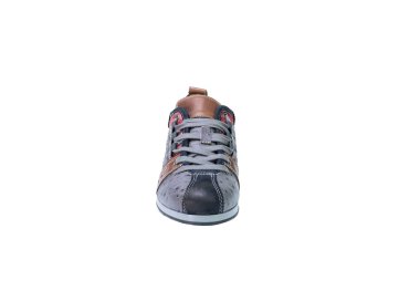 Handmade men`s sneakers iin genuine leather 100% Italian