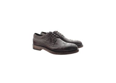 Artisan laced-up shoes for men in genuine leather