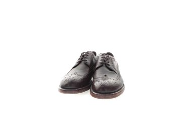 Artisan laced-up shoes for men in genuine leather