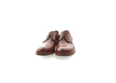 Artisan laced-up shoes for men in genuine leather