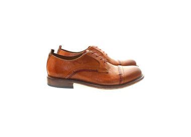 Handmade men`s lace-up shoes in genuine leatther 100% italian