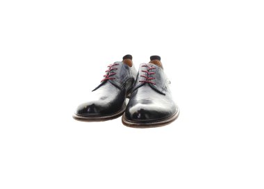 Handmade men`s lace-up shoes in genuine leatther 100% italian