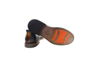 Handmade men`s lace-up shoes in genuine leatther 100% italian