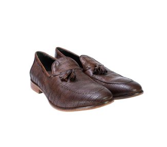 Mocassini slip-on con nappine da uomo in