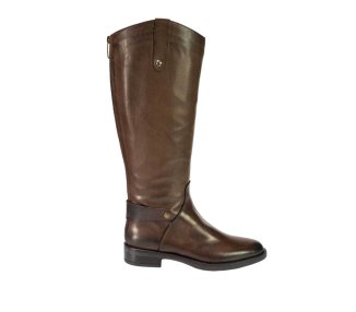 Handmade long boots for women in genuine calf leather 100% italian