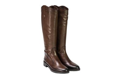 Handmade long boots for women in genuine calf leather 100% italian