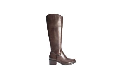 Handmade long boots in genuine calf leather 100% italian