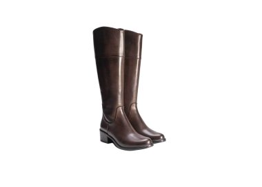 Handmade long boots in genuine calf leather 100% italian