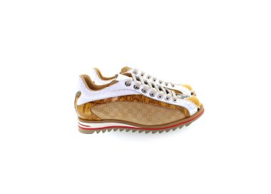 Handmade women's sneakers in genuine leather 100%  italian