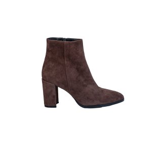 Handcrafted women`s woven leather ankle boots