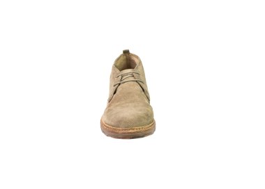 Handmade men`s moccasins shoes in genuine suede leather 100% italian