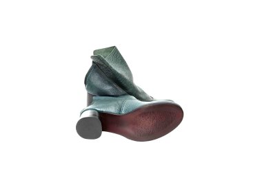 Handcrafted women`s ankle boots in genuine leather