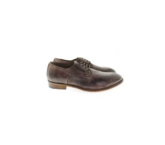 Handcrafted men`s lace-up shoes in genuine leather