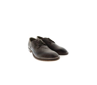 Handcrafted men`s lace-up shoes in genuine leather