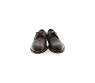 Handcrafted men`s lace-up shoes in genuine leather