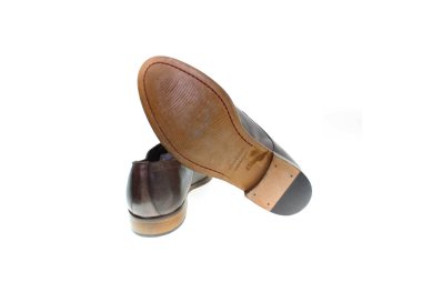 Handcrafted men`s lace-up shoes in genuine leather