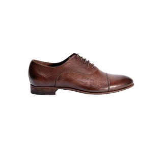 Men`s handmade lace-up in genuine calf leather 100% italian