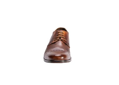 Handcrafted men`s lace-up shoes in genuine leather