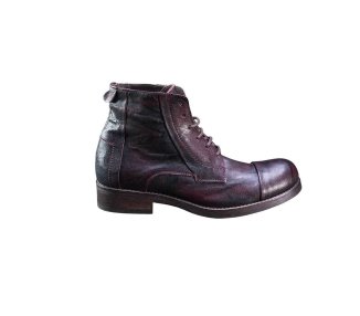 Handcrafted men`s ankle boots in genuine leather