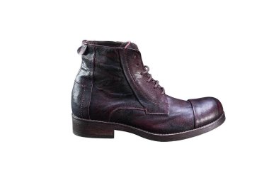 Handcrafted men`s ankle boots in genuine leather