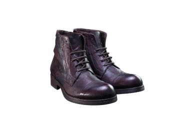 Handcrafted men`s ankle boots in genuine leather