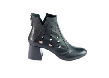 Handcrafted women`s ankle boots in genuine calf leather