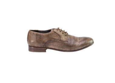 Handmade woman`s lace-up shoes in genuine leather 100% italian