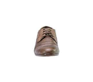 Handmade woman`s lace-up shoes in genuine leather 100% italian
