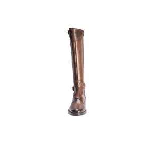 Handmade women knee boots in genuine leather100% italian