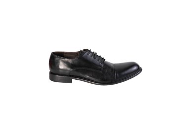 Handmade men`s lace-up shoes in genuine leather