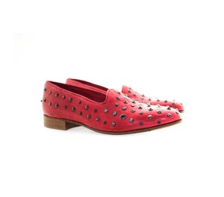 Woman`s moccasins shoes in genuine leather 100% italian