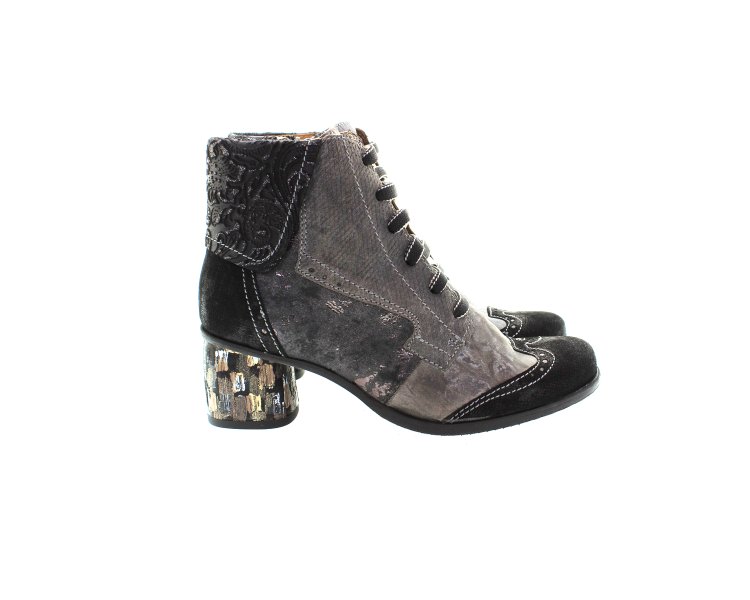 Handcrafted women`s ankle boots in soft genuine leather