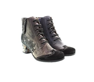 Handcrafted women`s ankle boots in soft genuine leather