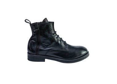 Men's leather ankle boots in genuine leather 100% italian